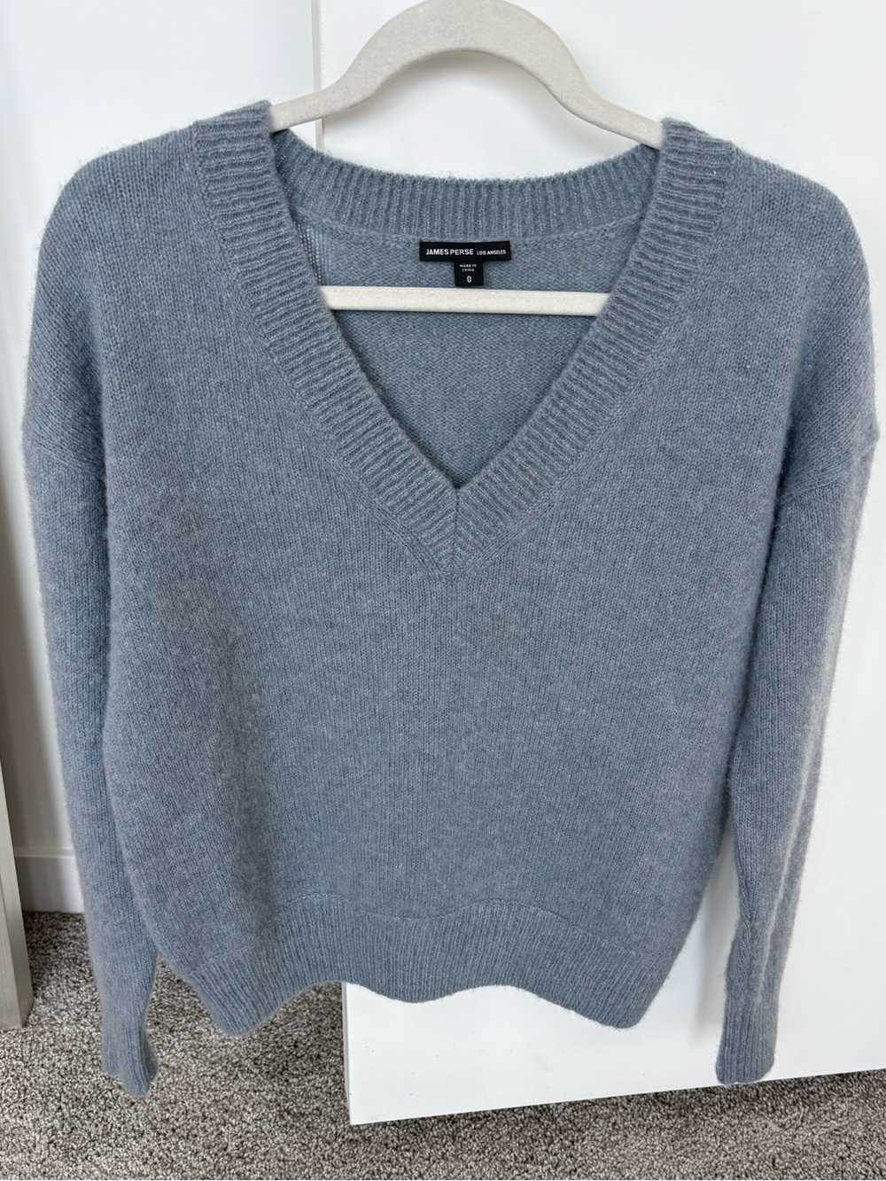 James Perse Cashmere V-Neck Sweater (XS)